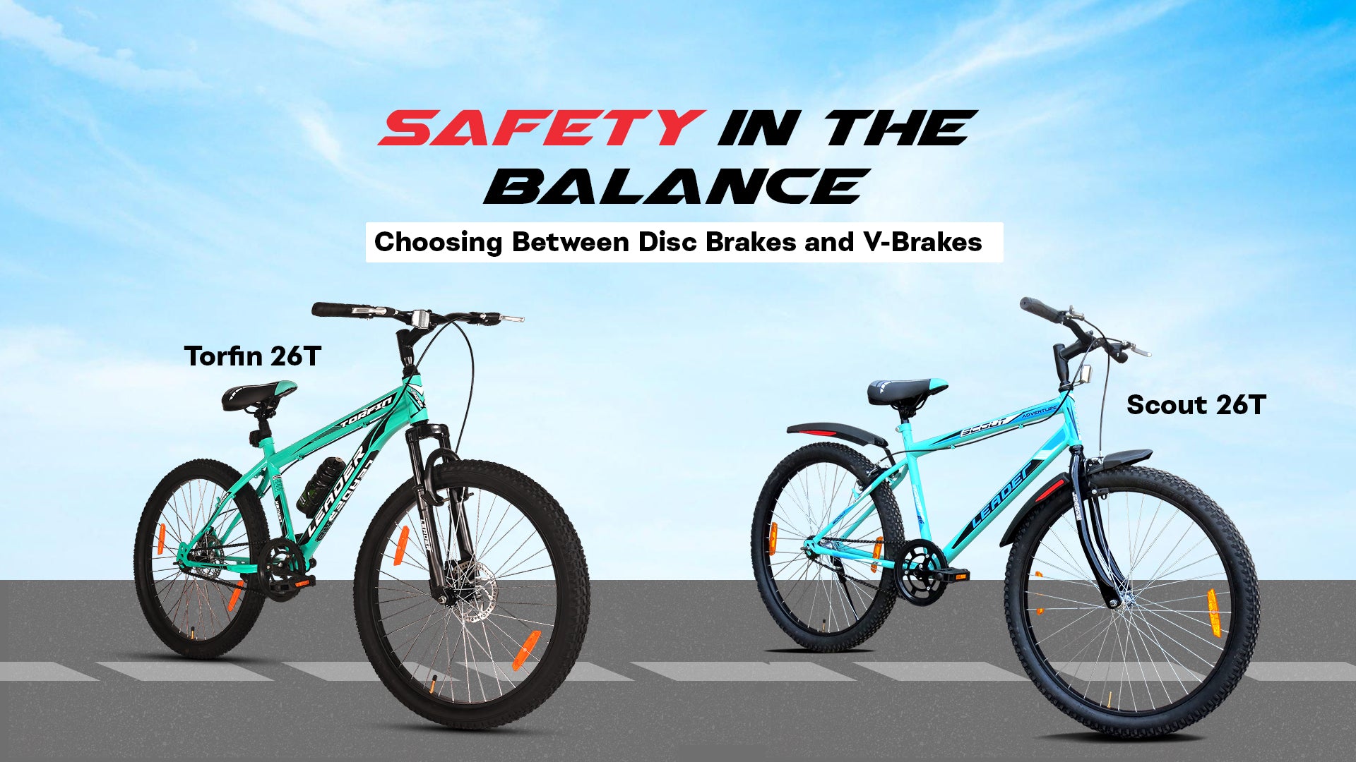 Disc Brakes or V-Brakes Bicycle - Perfect Guide To Choose? Leader
