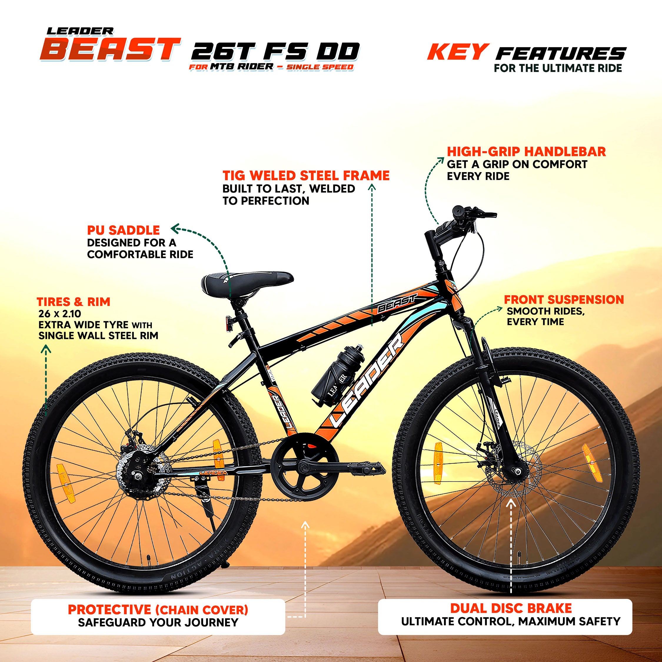 Beast 26T FS DD - Mountain Cycle for Men