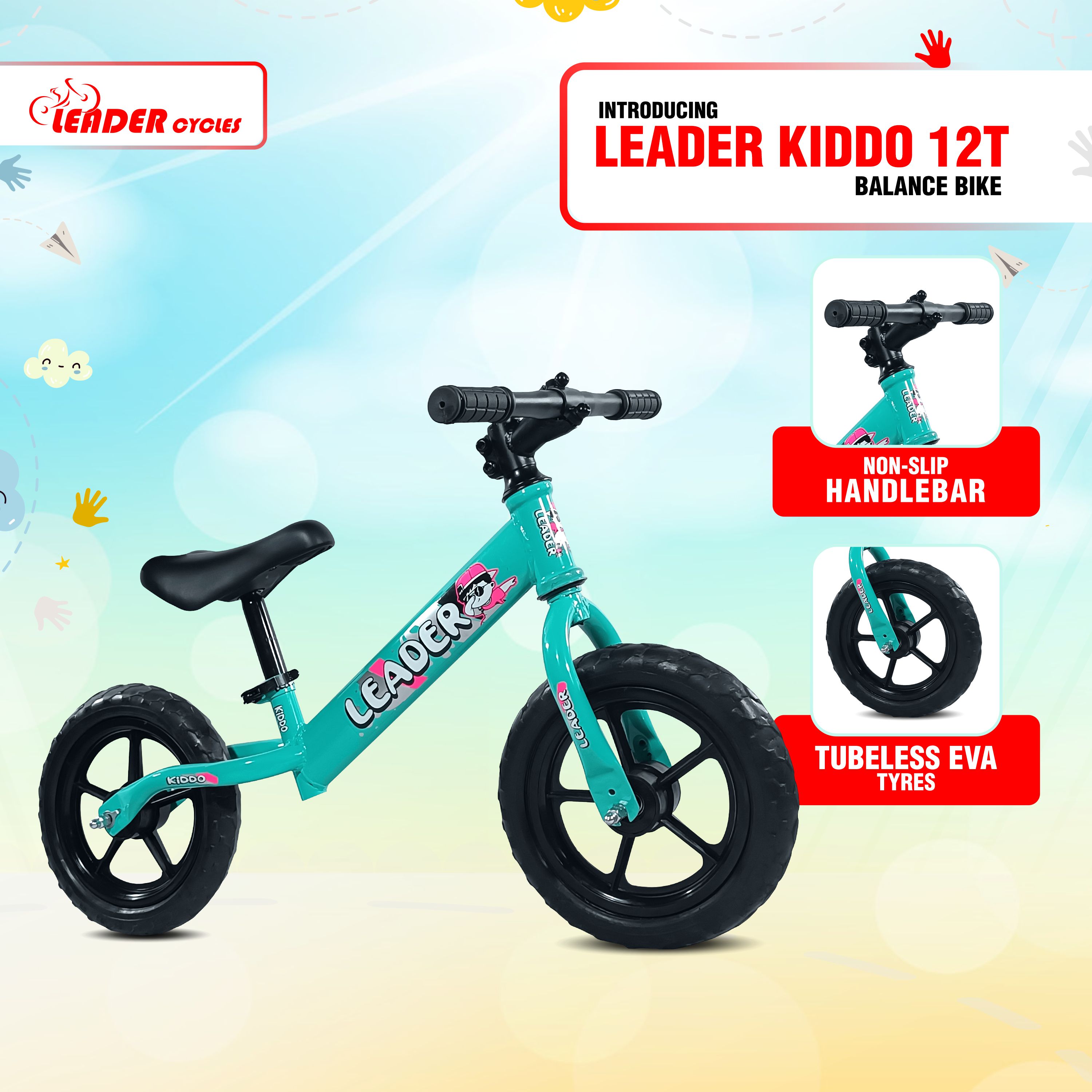 Kiddo Buy Kiddo 12T Balance Cycle for Kids Training without Pedal Cycle ...