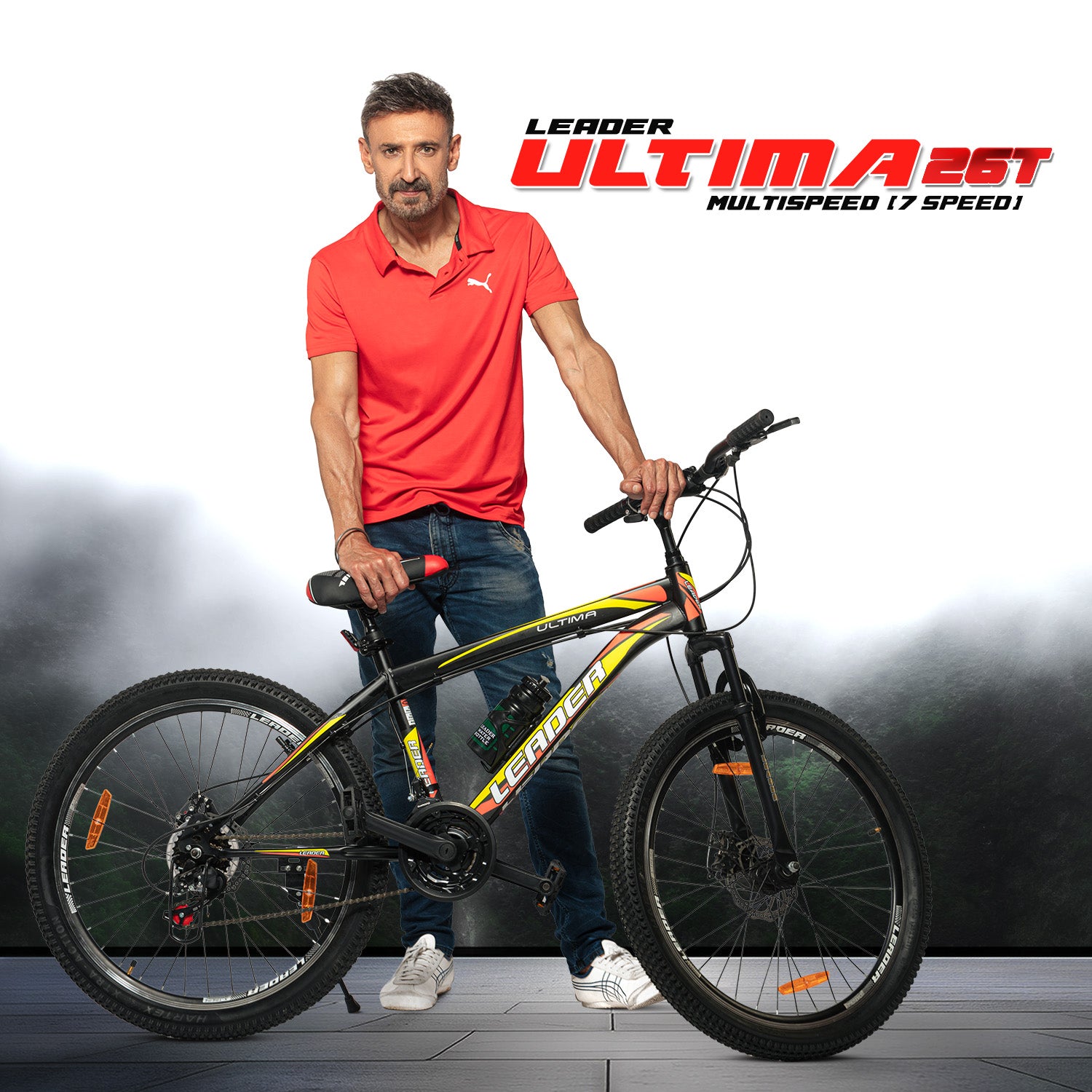 disc bis gear Buy Leader Ultima 26T MTB Gear Cycle at Best Price Leader Bicycles