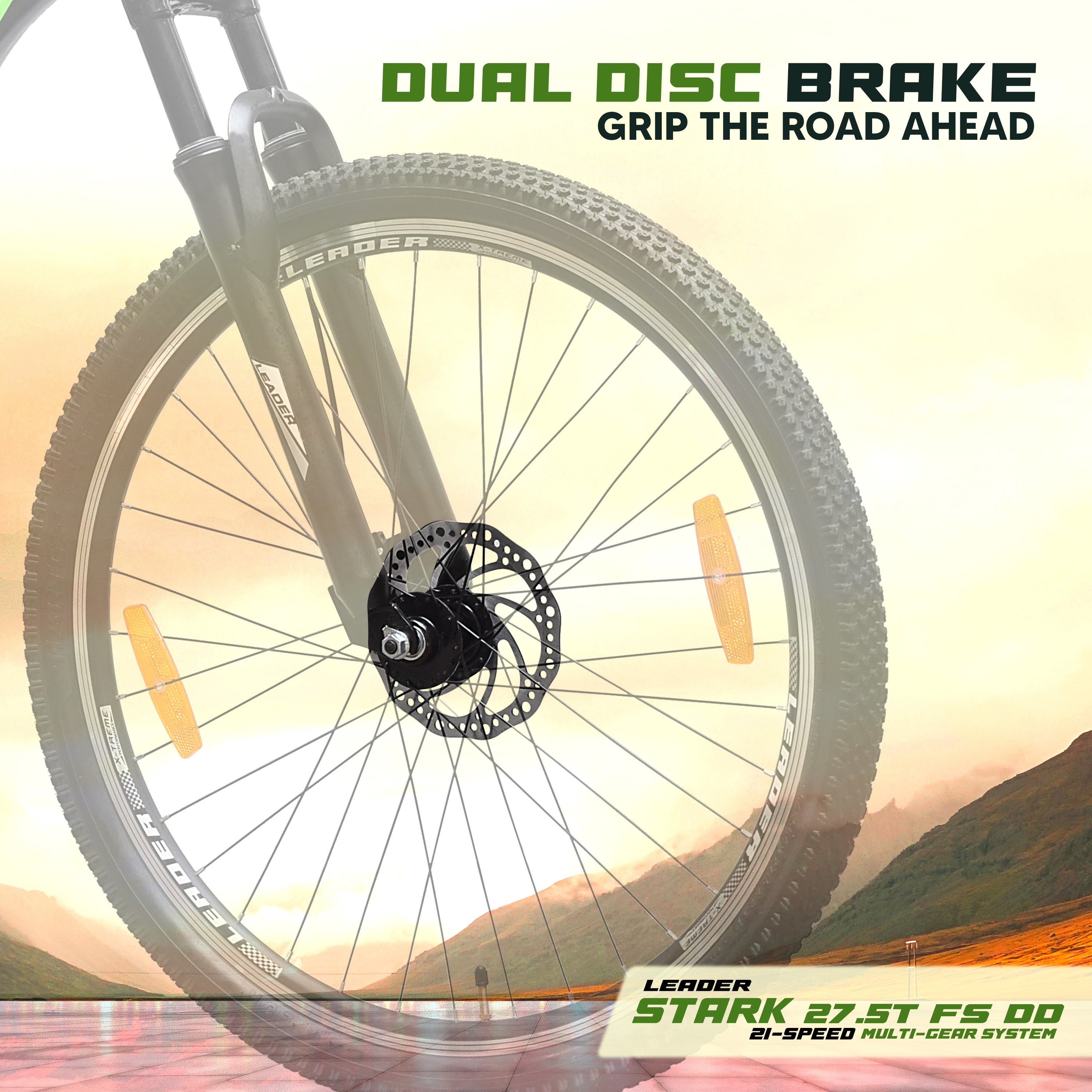 Buy Stark 27.5T MultiSpeed MTB Cycle Online Leader Bicycles