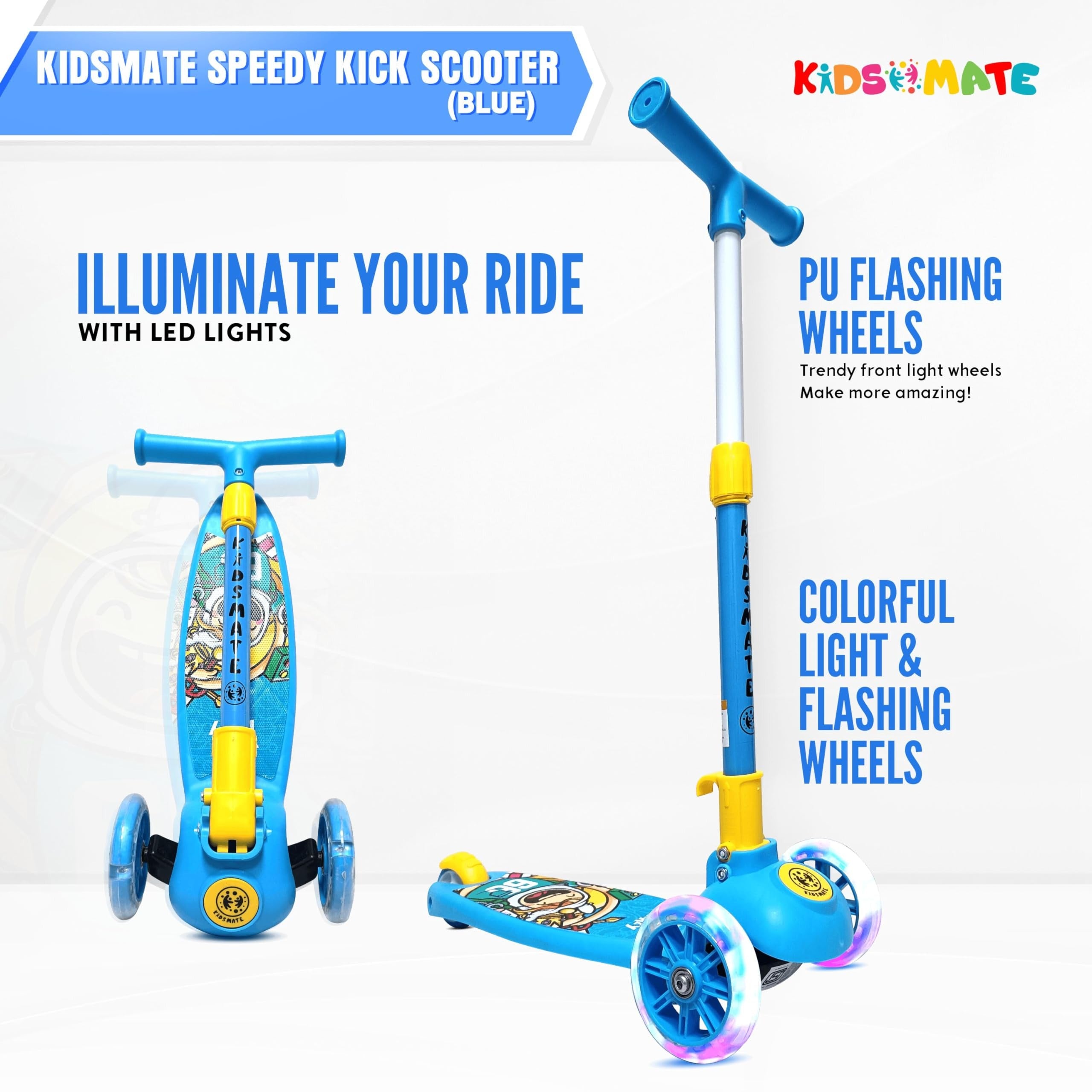 Kidsmate Speedy Kick Scooter for Kids