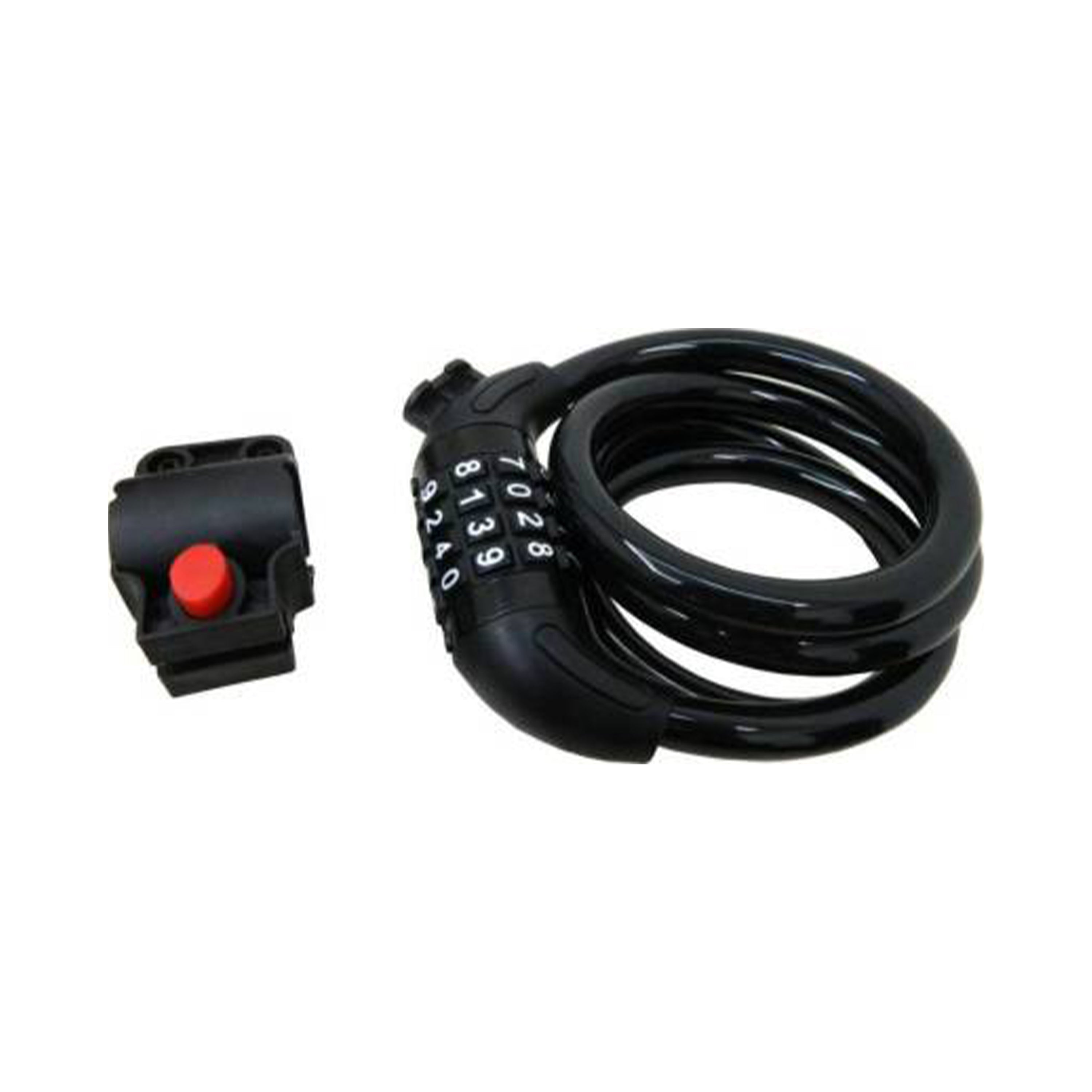 Leader Bicycle 4 Digit Resettable Number Lock with Clamp