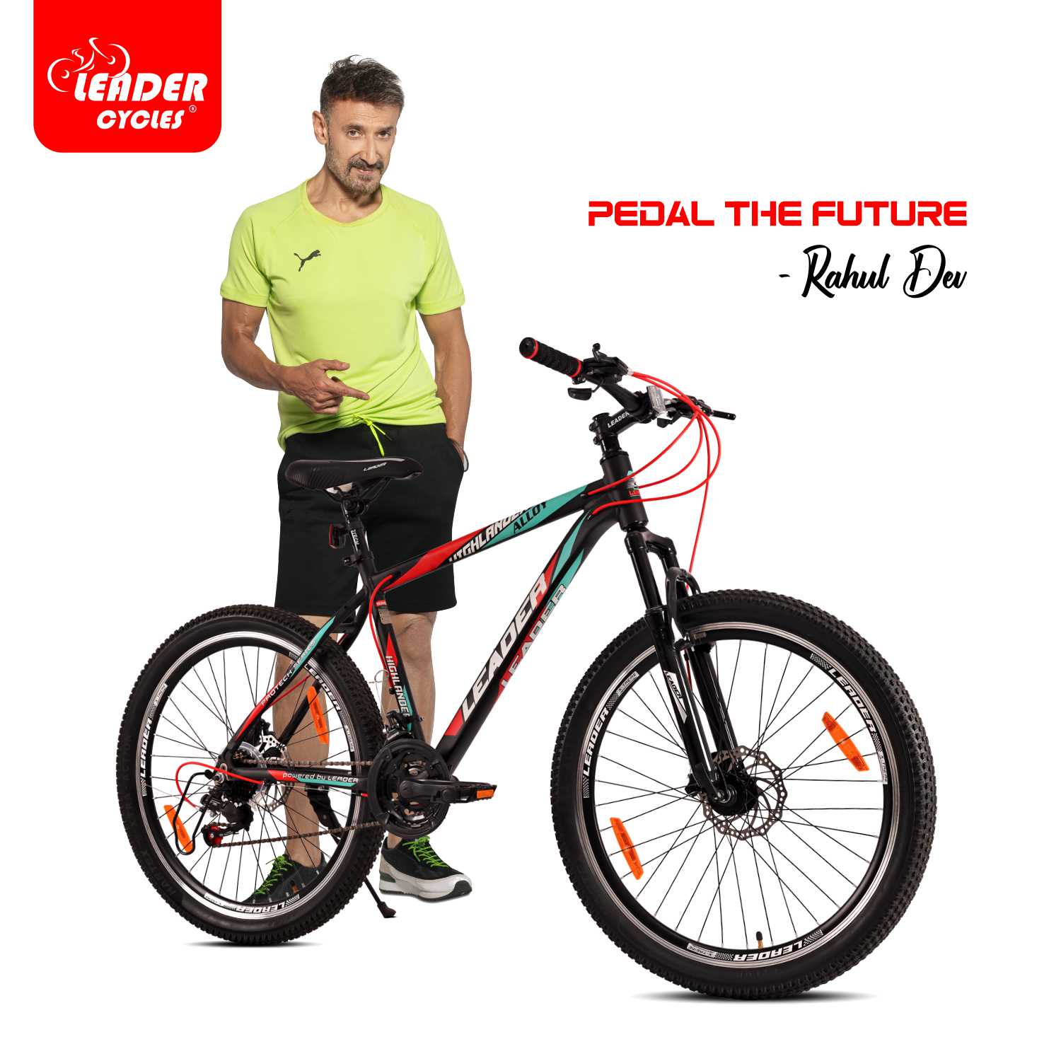 Leader Highlander 26T 21 Speed Alloy cycle with Dual Disc Brake