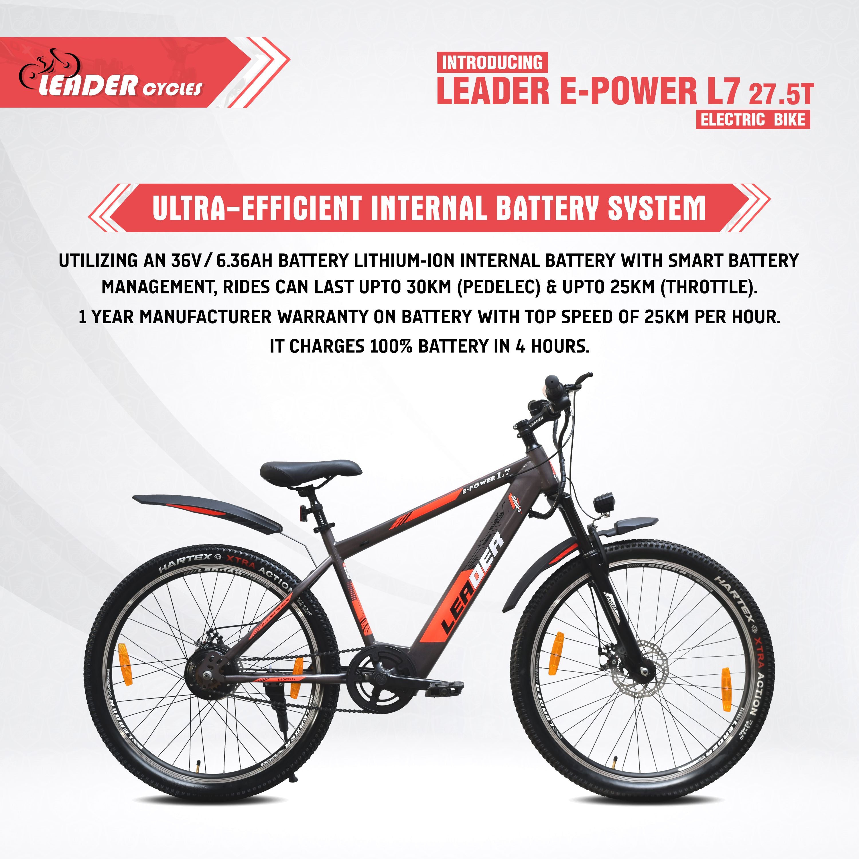 Leader E-Power L7 27.5T Electric Cycle