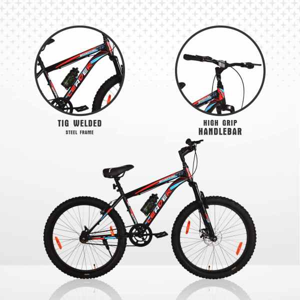 Spartan 26T x 300 Fat Tyre Cycle with Front Suspension & Disc Brake