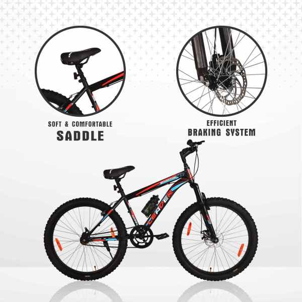 Spartan 26T x 300 Fat Tyre Cycle with Front Suspension & Disc Brake